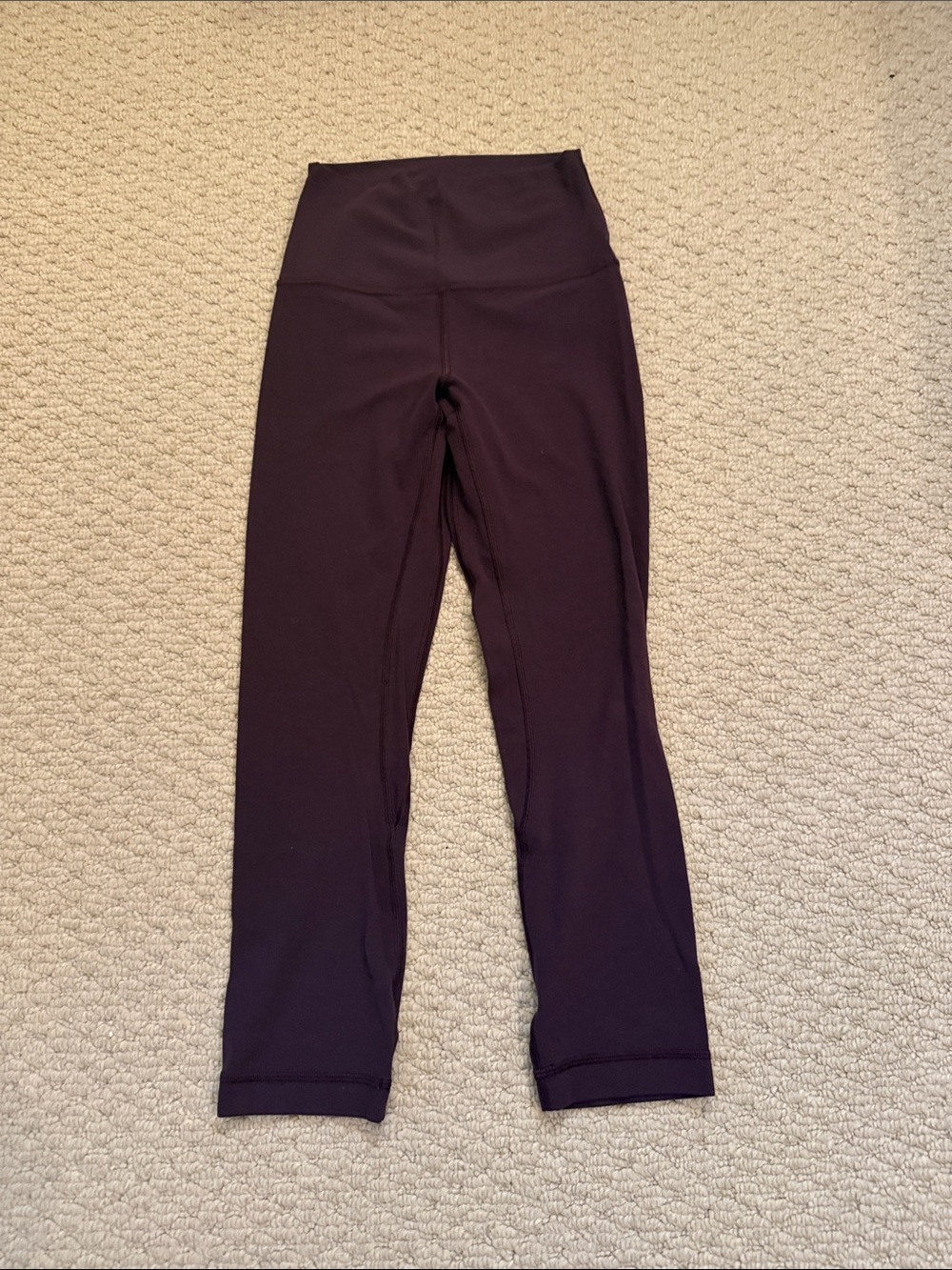 Lululemon Align crops size 2 plum/black cherry color